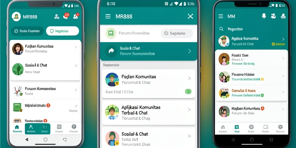 Tampilan utama aplikasi MR888 yang intuitif dan mudah digunakan.